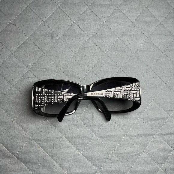 Versace MOD 4069-B Black Square Sunglasses Frames 66-16 125 Italy Designer Women main image 6